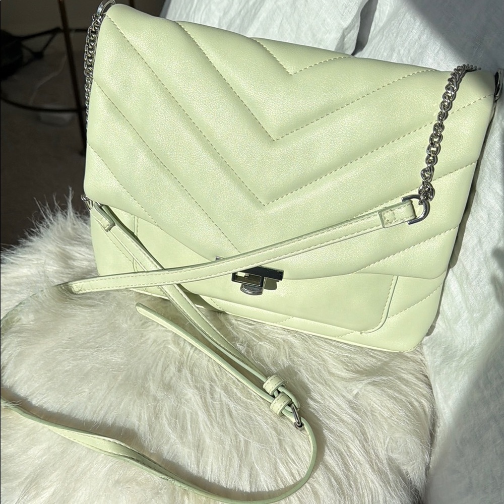 Quilted Chevron Crossbody Bag in Light Sage “A New Day” - Target brand